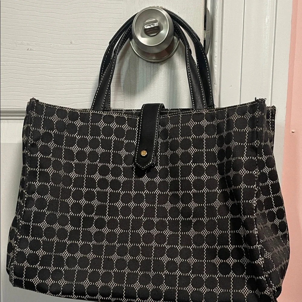 Black Patterned Tote Bag - Everyday Carry Kate Spade